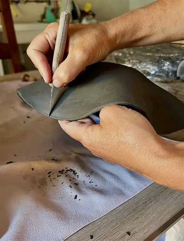 création en cours de réalisation par Hirunda ceramic Cabris
